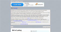 Desktop Screenshot of billoflading.org